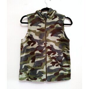 Cabela's Women's Fleece Hoodie Vest Camo Camouflaged Size Medium